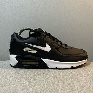 Nike Air Max 90LTR (GS) Black and White Running Shoes Youth Size 7 CD6864-010